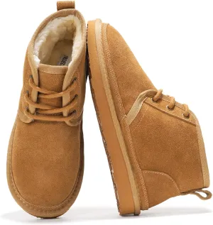 Project Cloud Ankle Boots for Women - Genuine Suede Shoes with Memory Foam Insole - Non-Slip Mini Winter Boots Shoes for Women 2025 (Julee)