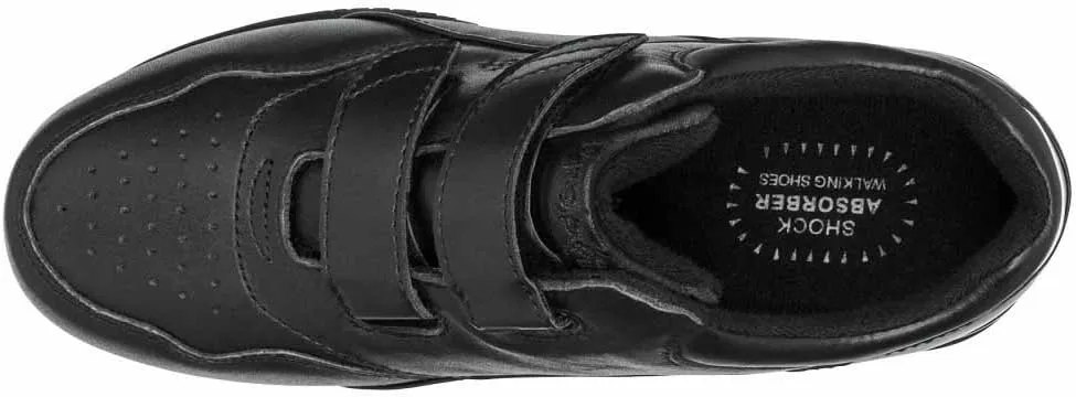 Propet Womens Tour Walker Strap Walking Walking Sneakers Shoes - Black