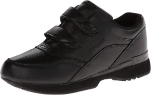 Propet Womens Tour Walker Strap Walking Walking Sneakers Shoes - Black
