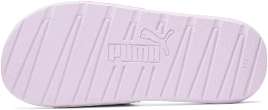 Puma Womens Cool Cat 2.0 Slide Athletic Sandals Casual Low Heel 1-2" - Purple