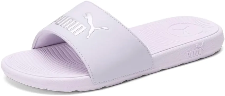 Puma Womens Cool Cat 2.0 Slide Athletic Sandals Casual Low Heel 1-2" - Purple
