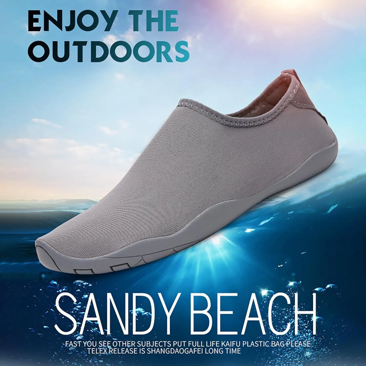 Quick Dry Aqua Water Shoes Barefoot for Beach Swim Pool Surf Yoga Hiking Women Men Lightweight Non Slip Breathable Outdoor Shoes