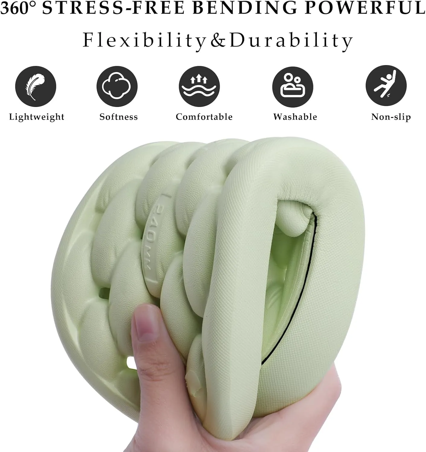 Quick Drying Shower Shoes Men Lightweight Shower Slippers with Drain Hole Soft Women Bathroom Slippers for Gym, Spa, Pool Anti-Slip Shower Shors Home Bathing Slipper Sandals