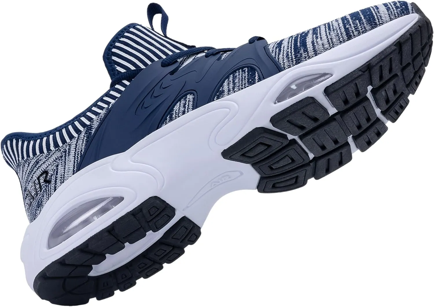 Quseek Men's Slip On Walking Shoes Running Comfortable Air Tennis Breathable Non Slip Athletic Gym Workout Cross Training Sneakers US Size 8-13