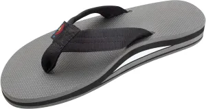 Rainbow Sandals Men's Double Layer Soft Top 1" EVA Rubber Filled Nylon Strap