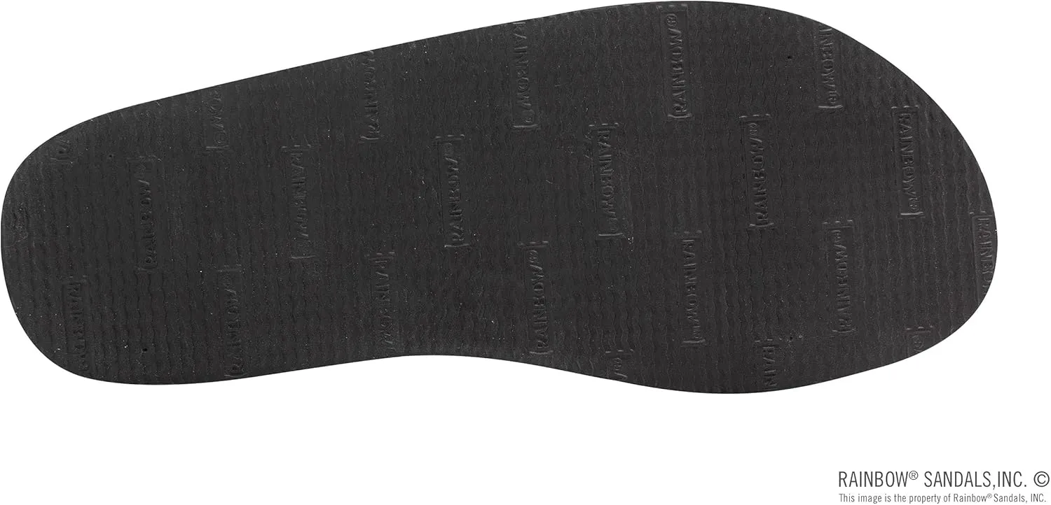 Rainbow Sandals Men's Double Layer Soft Top 1" EVA Rubber Filled Nylon Strap