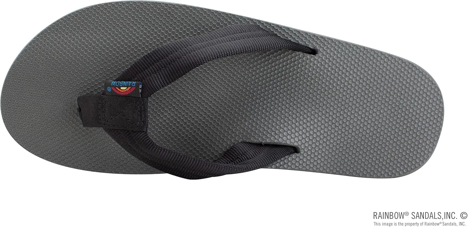Rainbow Sandals Men's Double Layer Soft Top 1" EVA Rubber Filled Nylon Strap