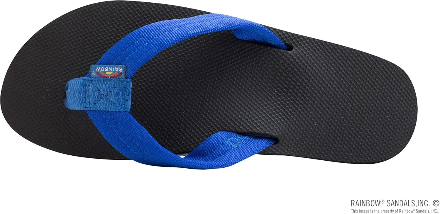 Rainbow Sandals Men's Single Layer Soft Top 1" EVA Rubber Filled Nylon Strap