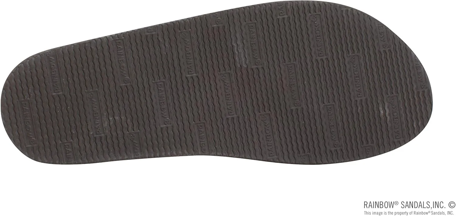 Rainbow Sandals Men's Single Layer Soft Top 1" EVA Rubber Filled Nylon Strap