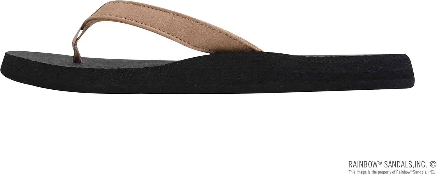 Rainbow Sandals Women's The Cottons Soft Rubber Top Sole w/Tapered Strap