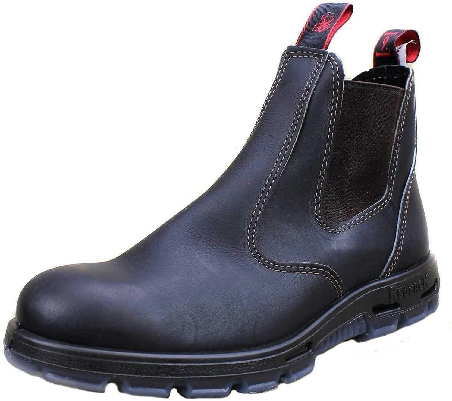 Red Back Boots UBOK Dark Brown Soft Toe Size 12.5 US