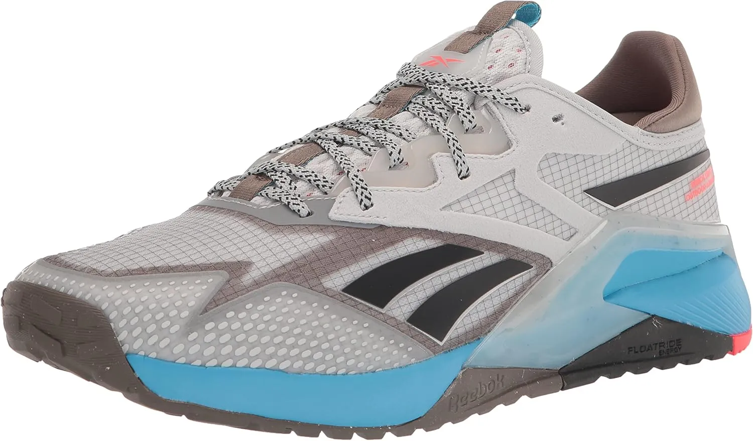 Reebok Men's Nano X2 Tr Adventure Cross Trainer, Pure Grey/Trek Grey/Radiant Aqua, 8.5