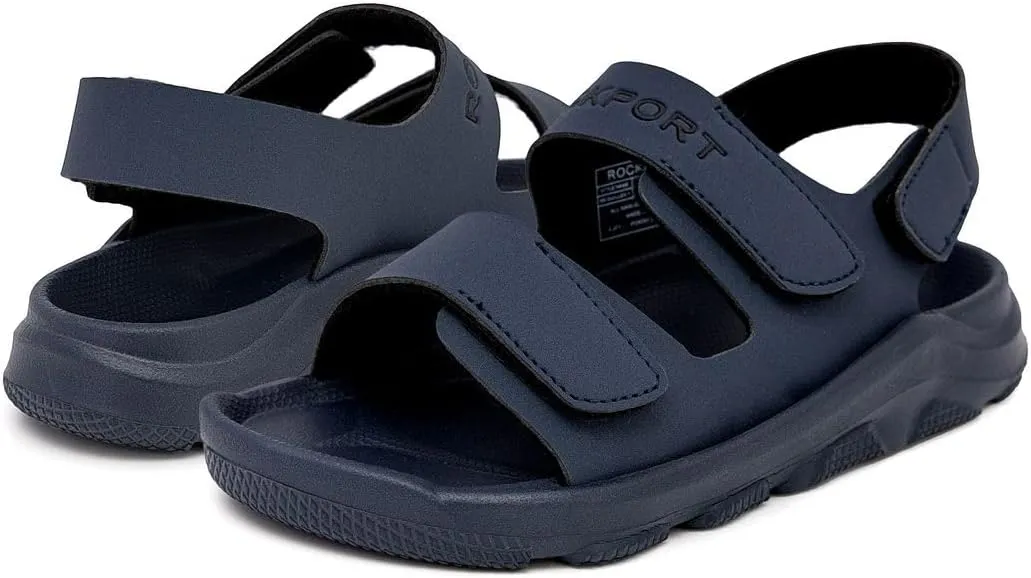 Rockport Kids Sport Sandals with Double Adjustable Straps - Athletic Open-Toe Water Shoes for Boys & Girls (Toddler/Little Kid/Big Kid)