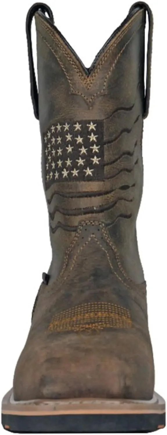 Rushmore CT WP PR Rancher Buff - Big Sizes - Boots for Men - Leather Upper - Slide Closure