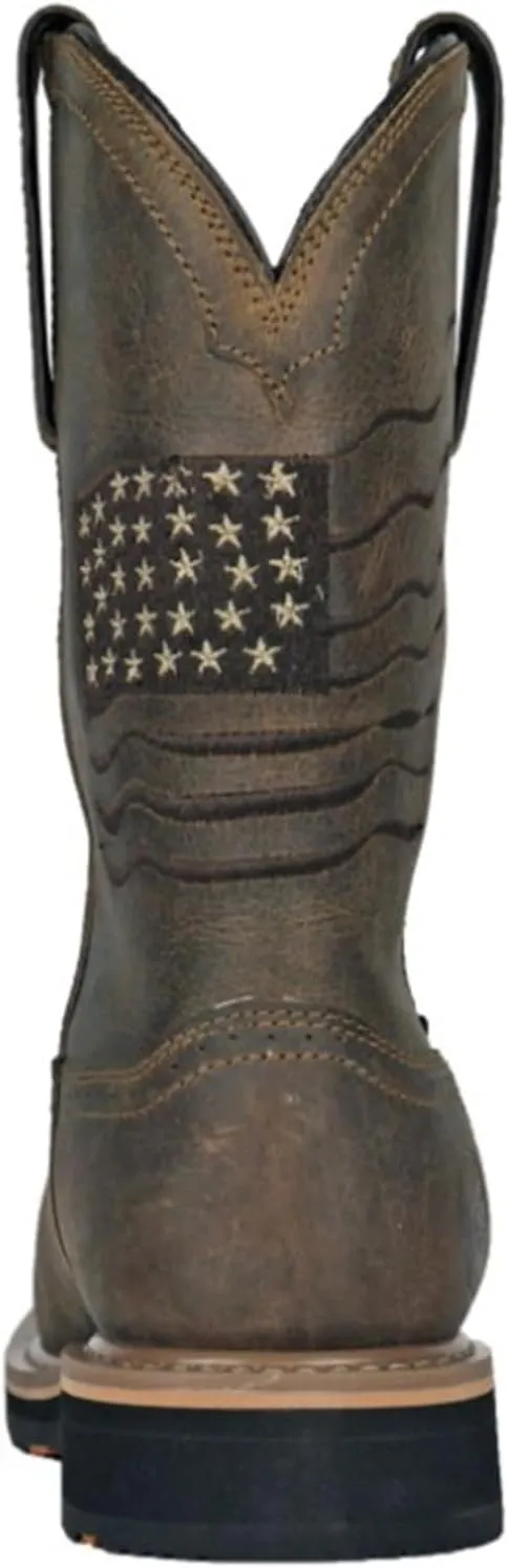 Rushmore CT WP PR Rancher Buff - Big Sizes - Boots for Men - Leather Upper - Slide Closure