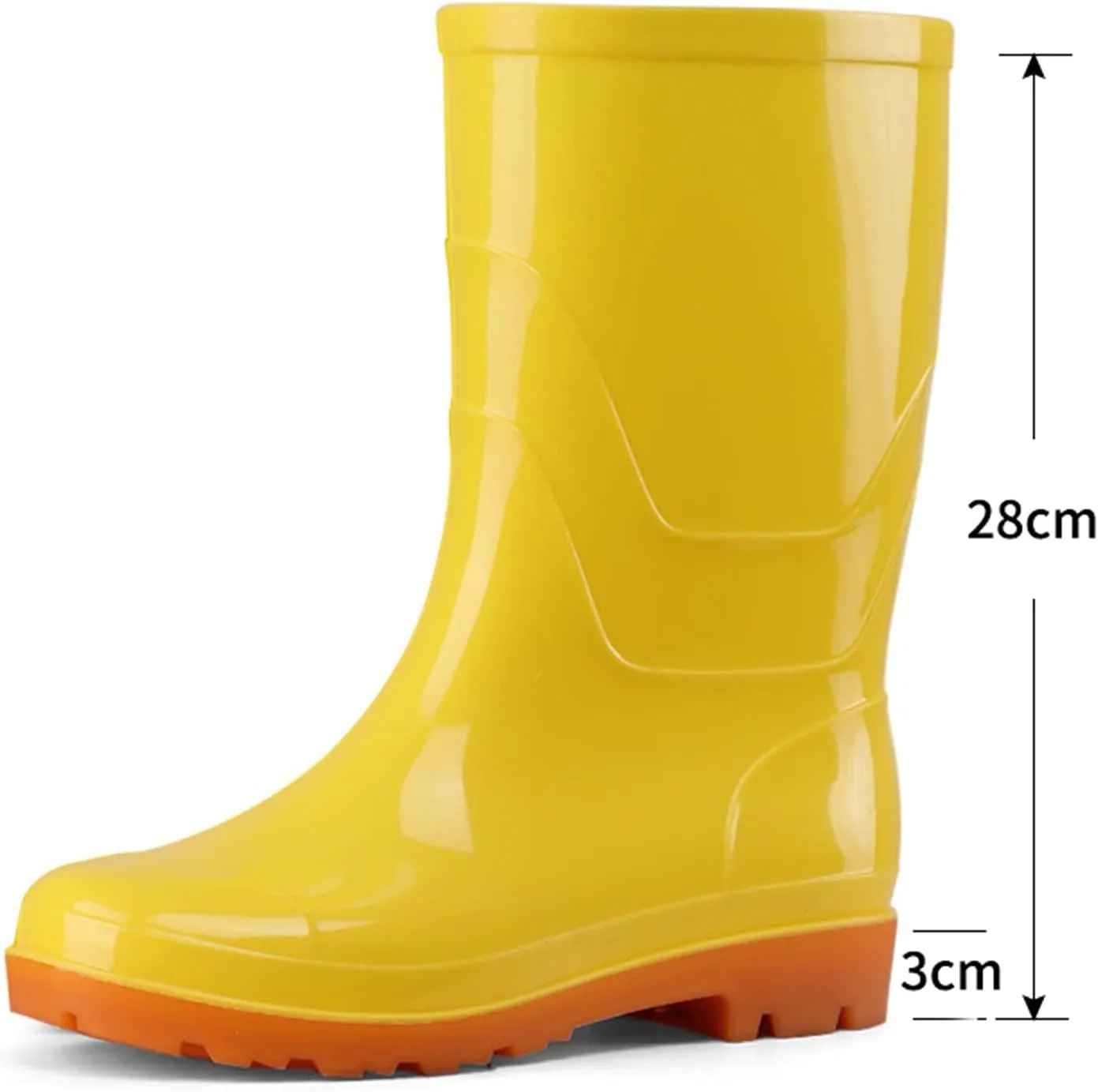 Sandals for Women Garden Water Boots Unisex Rain Outdoor Ribber Yard Long Shoes Footwear