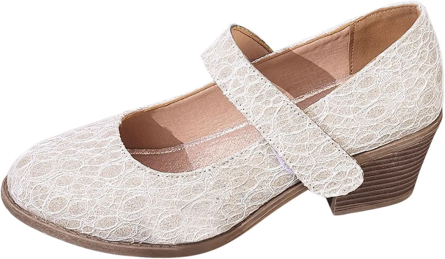 Sandals Women Pointed Toe Short Heel Lace Up Hollow Sandals Comfort PU Leather Wedding Party Summer Womens Sandals