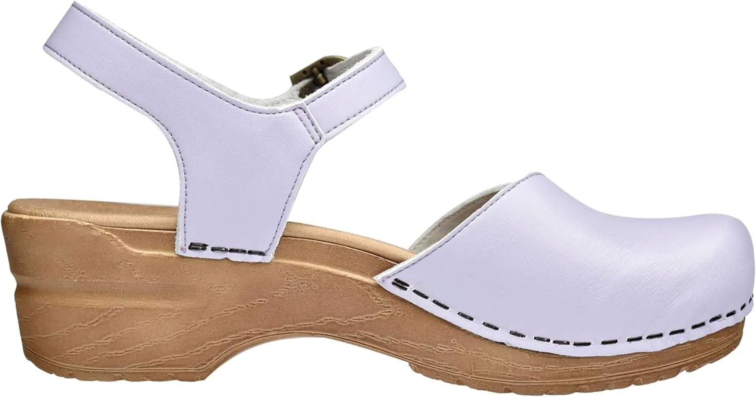 Sanita Sansi | Original Handmade Flexible Leather Sandals | Ankle Strap | Anatomical Footbed with Soft Foam
