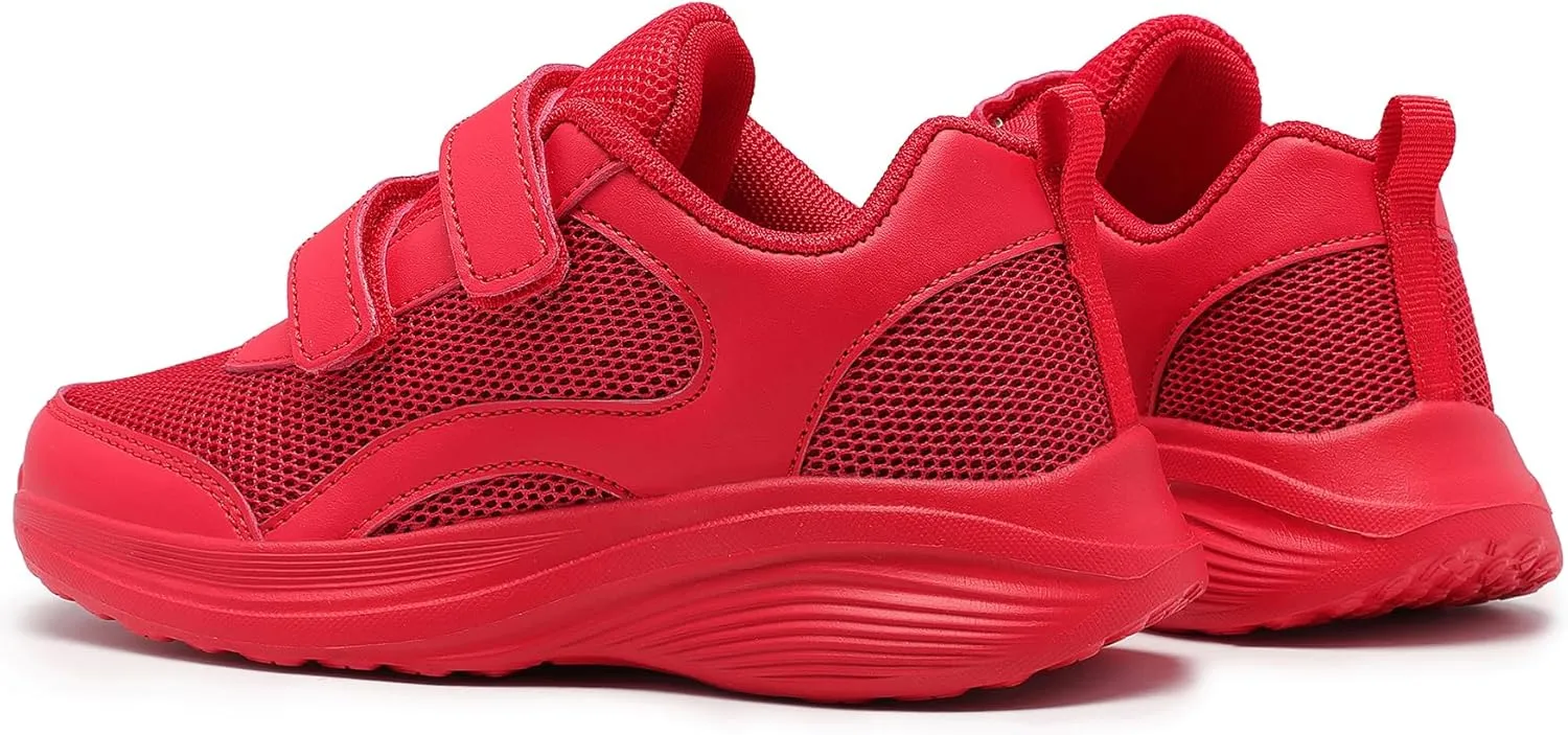 Santiro Boys Tennis Shoes Girls Sneakers Lightweight Soft Mesh Kids Running Shoes