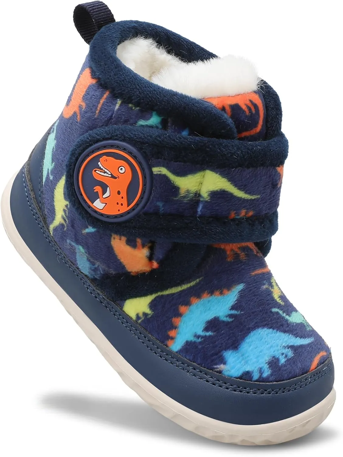 Scurtain Toddler Slippers Girl Boy House Shoes Fuzzy Hard Bottom Winter Boots Baby Cozy Walking Sock Shoes