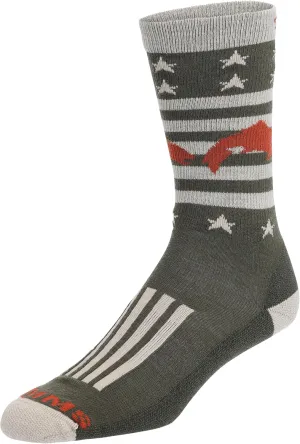 Simms Men's Daily Sock, Mid-Calf, Merino Wool