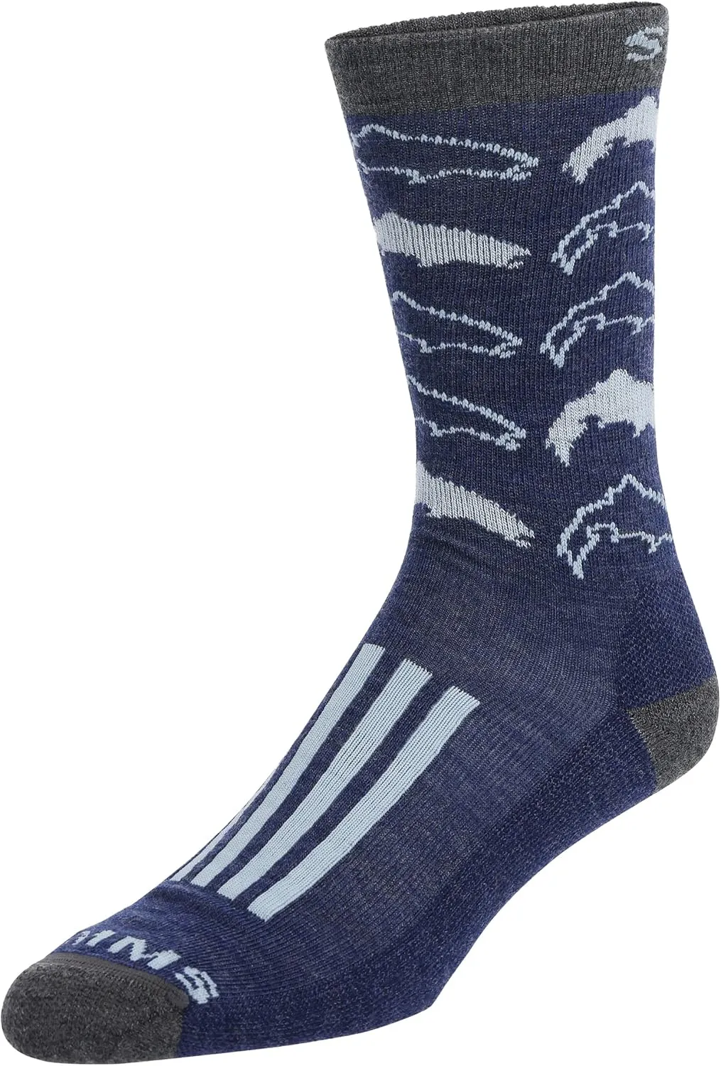 Simms Men's Daily Sock, Mid-Calf, Merino Wool