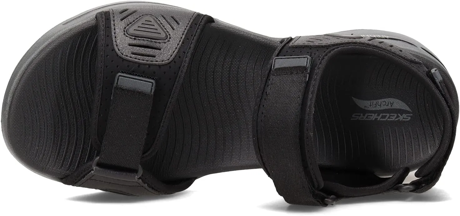 Skechers Men's Gowalk Arch Fit-Athletic Hook and Loop Outdoor Walking River Hiking Sandals Fisherman