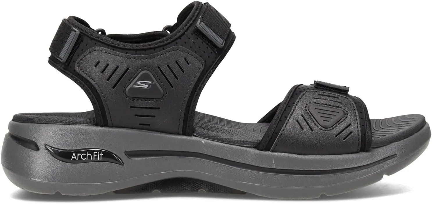 Skechers Men's Gowalk Arch Fit-Athletic Hook and Loop Outdoor Walking River Hiking Sandals Fisherman