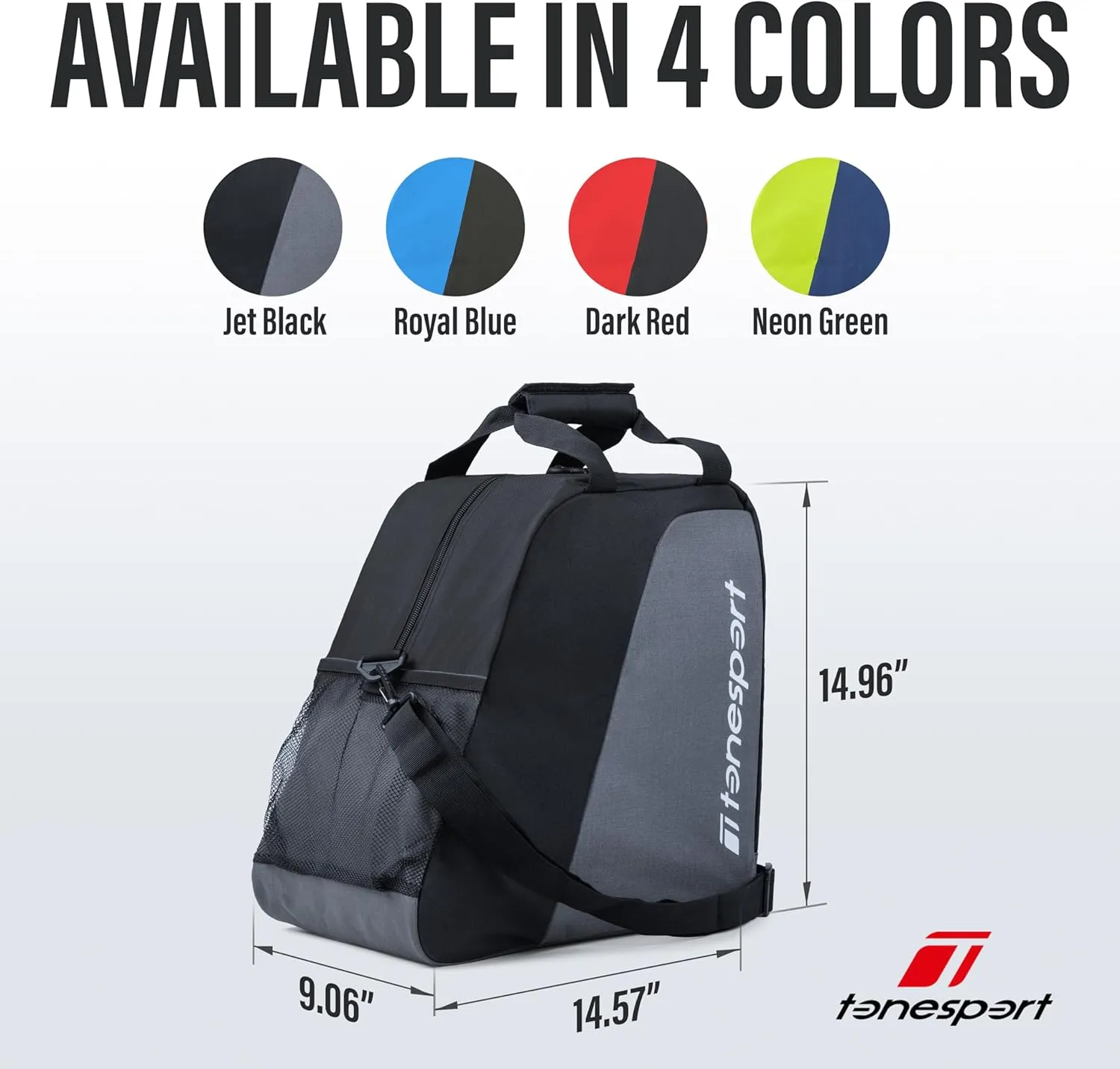 Ski Bag and Boot Bag Combo - Ski Bags for Air Travel - Unpadded Snow Ski Bags - For Skis Up to 180cm