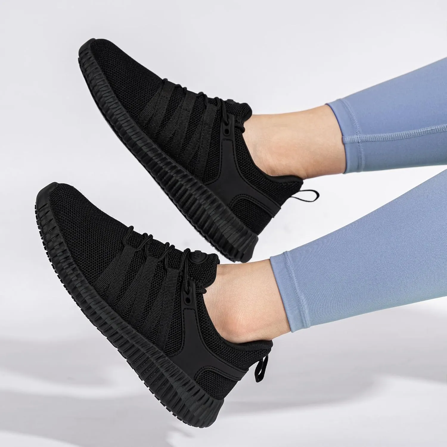 Slip On Work Shoes for Women Non Slip Sneakers Breathable Lightweight Walking Shoes Restaurant Slip Resistant Food Service Chef Kitchen Sneakers, Black