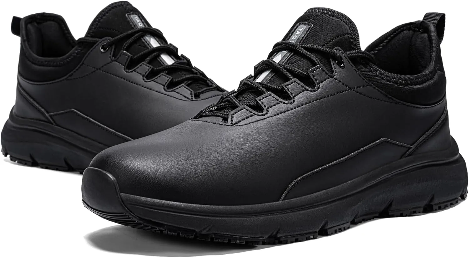 Slip On Work Shoes for Women Non Slip Sneakers Breathable Lightweight Walking Shoes Restaurant Slip Resistant Food Service Chef Kitchen Sneakers, Black