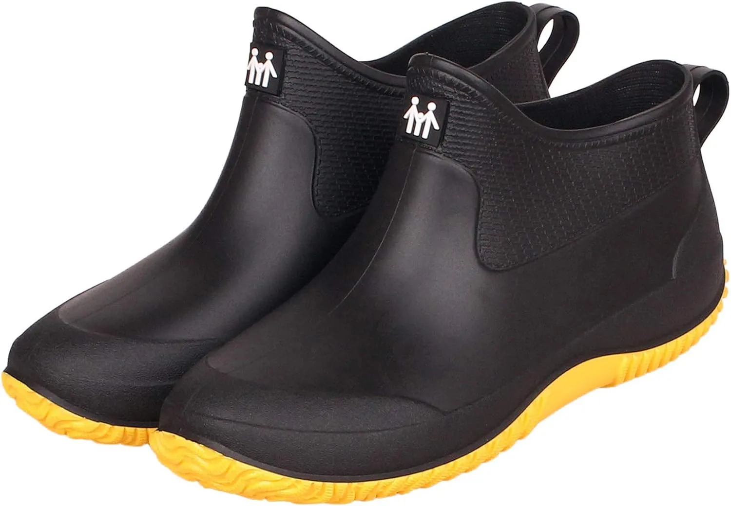 SMajong Rain Boots for Women Waterproof Garden Shoes Men Anti Slip Rubber Ankle Boots Car Wash Shoes Women's Rain Footwear