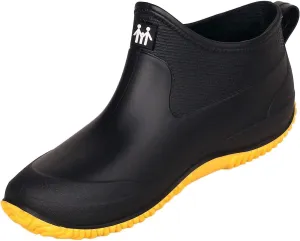 SMajong Rain Boots for Women Waterproof Garden Shoes Men Anti Slip Rubber Ankle Boots Car Wash Shoes Women's Rain Footwear