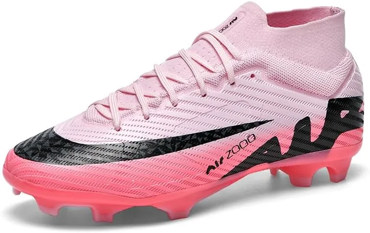 Soccer Cleats Boots for Mens Womens, Football Cleats Shoes Unisex Youth Students Running Training Boots Non-Slip Rugby Cleats Soccer AG FG TF Athletic Shoes for Outdoor Turf Athletic Indoor