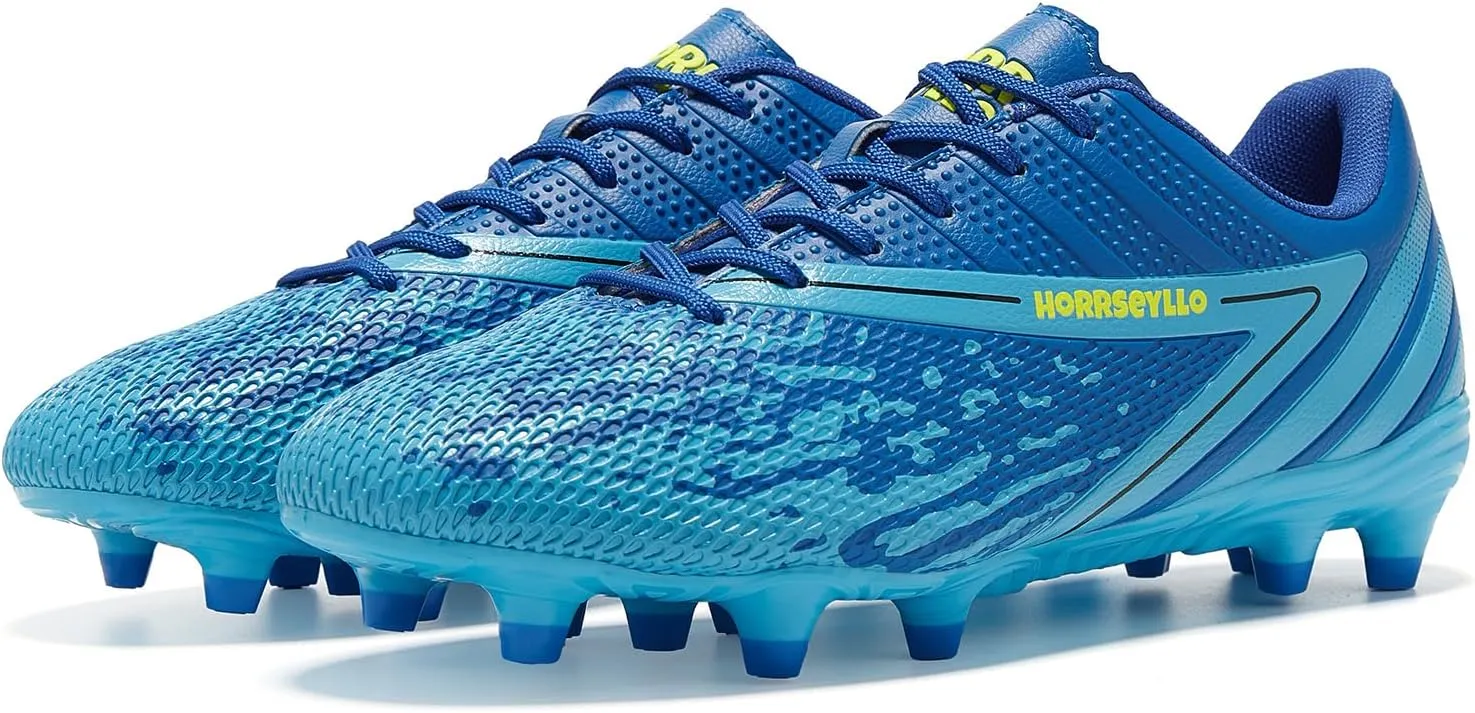 Soccer Cleats for Men and Women Professional Football Training Shoes Outdoor Durable Firm Ground Lightweight Adult Rugby Boots