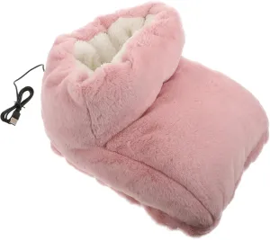 Sosoport Foot Warmers Heated Slippers for Cold Electric Heating Shoes for Office Comfortable Safe Must-Have for Winter