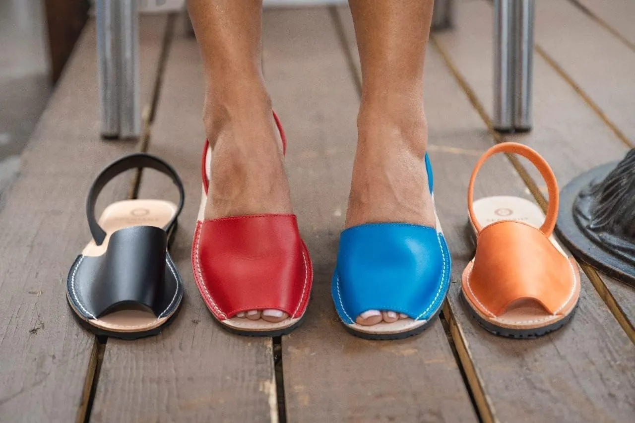 Spanians by Numa, Avarcas menorquinas, Spanish sandals, authentic leather sandals, abarcas, sandals for women