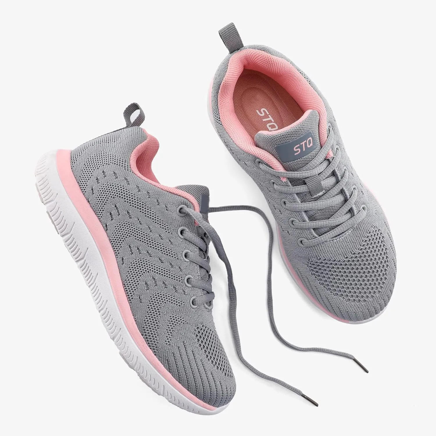 STQ Tennis Shoes Womens Lightweight Comfortable Walking Shoes Athletic Fashion Workout Gym Cross Training Sneakers