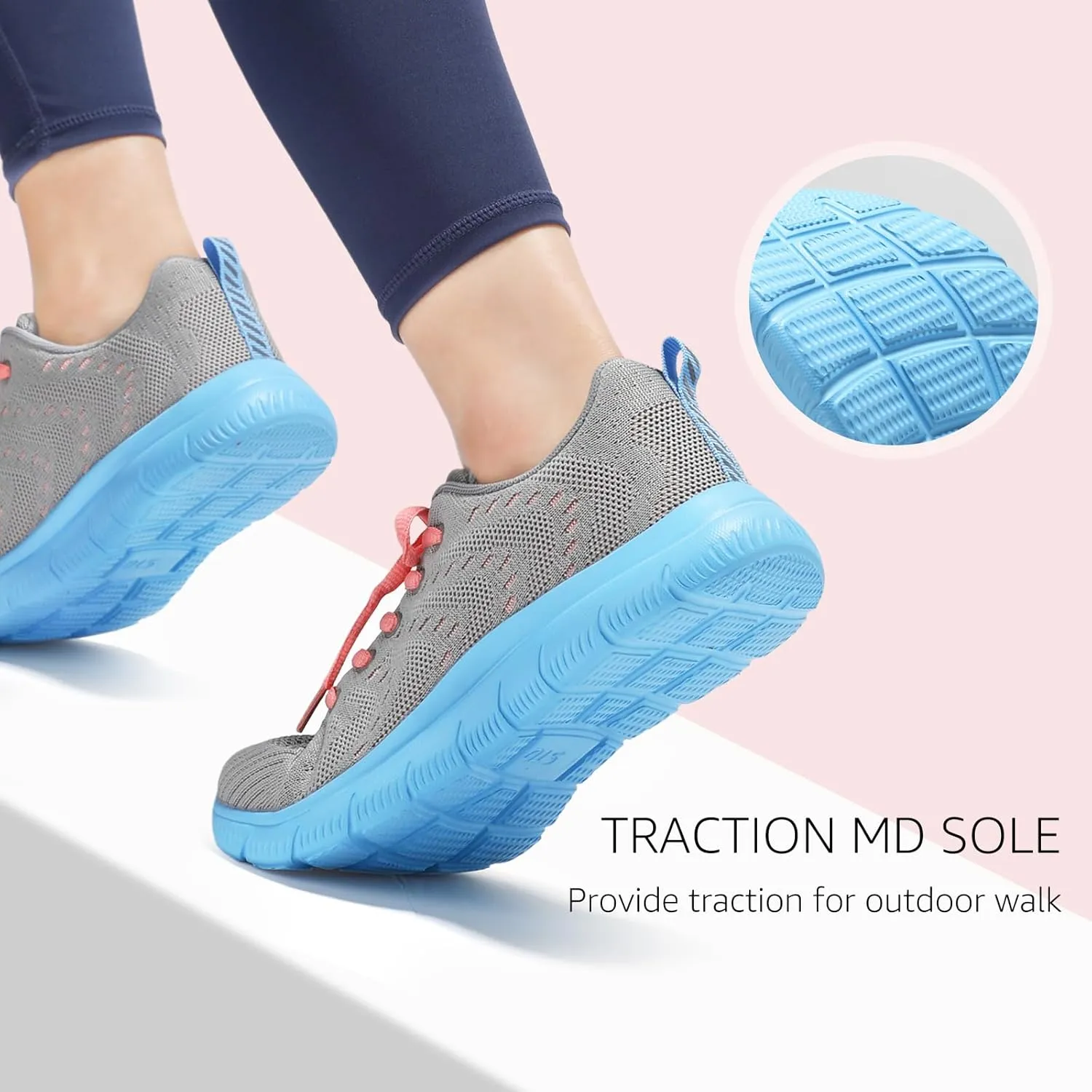 STQ Tennis Shoes Womens Lightweight Comfortable Walking Shoes Athletic Fashion Workout Gym Cross Training Sneakers