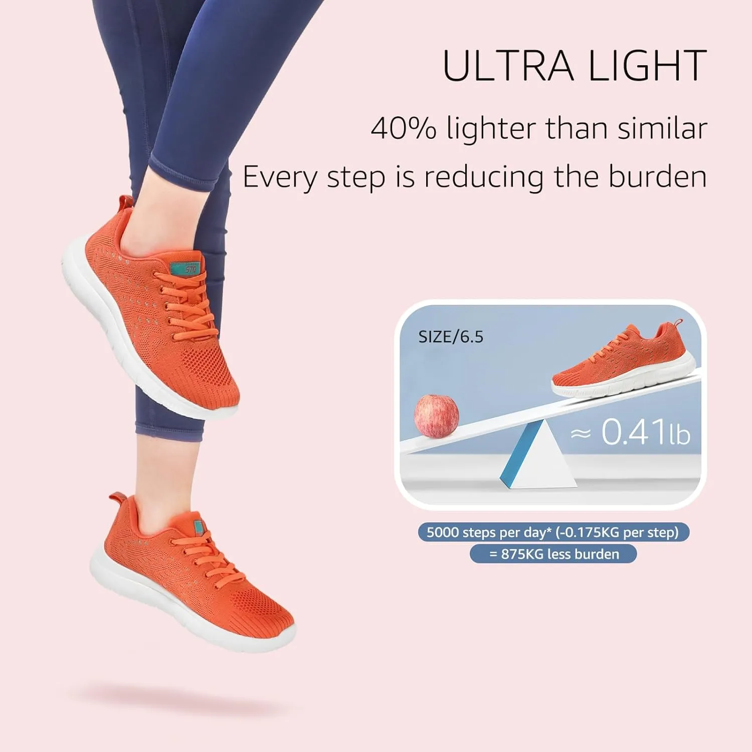 STQ Tennis Shoes Womens Lightweight Comfortable Walking Shoes Athletic Fashion Workout Gym Cross Training Sneakers