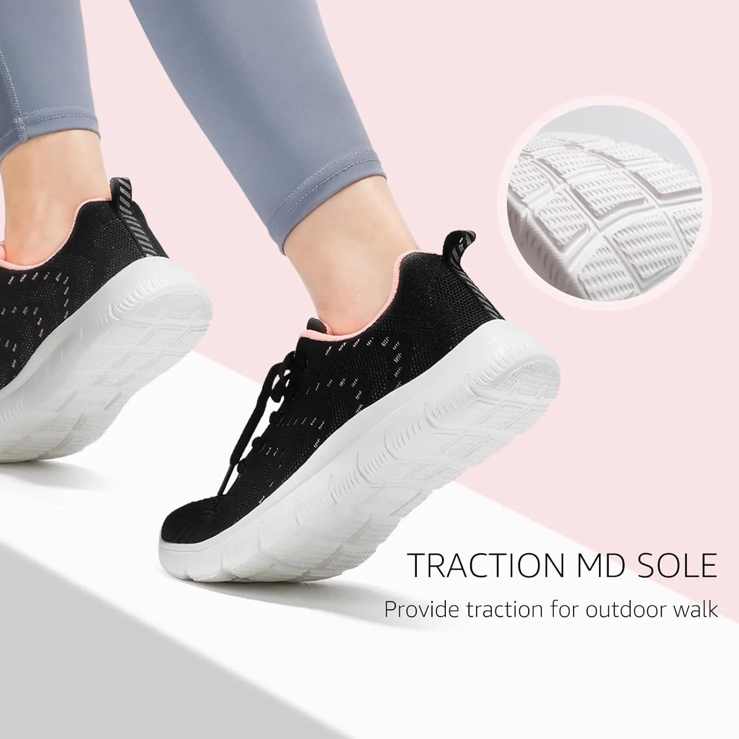 STQ Tennis Shoes Womens Lightweight Comfortable Walking Shoes Athletic Fashion Workout Gym Cross Training Sneakers