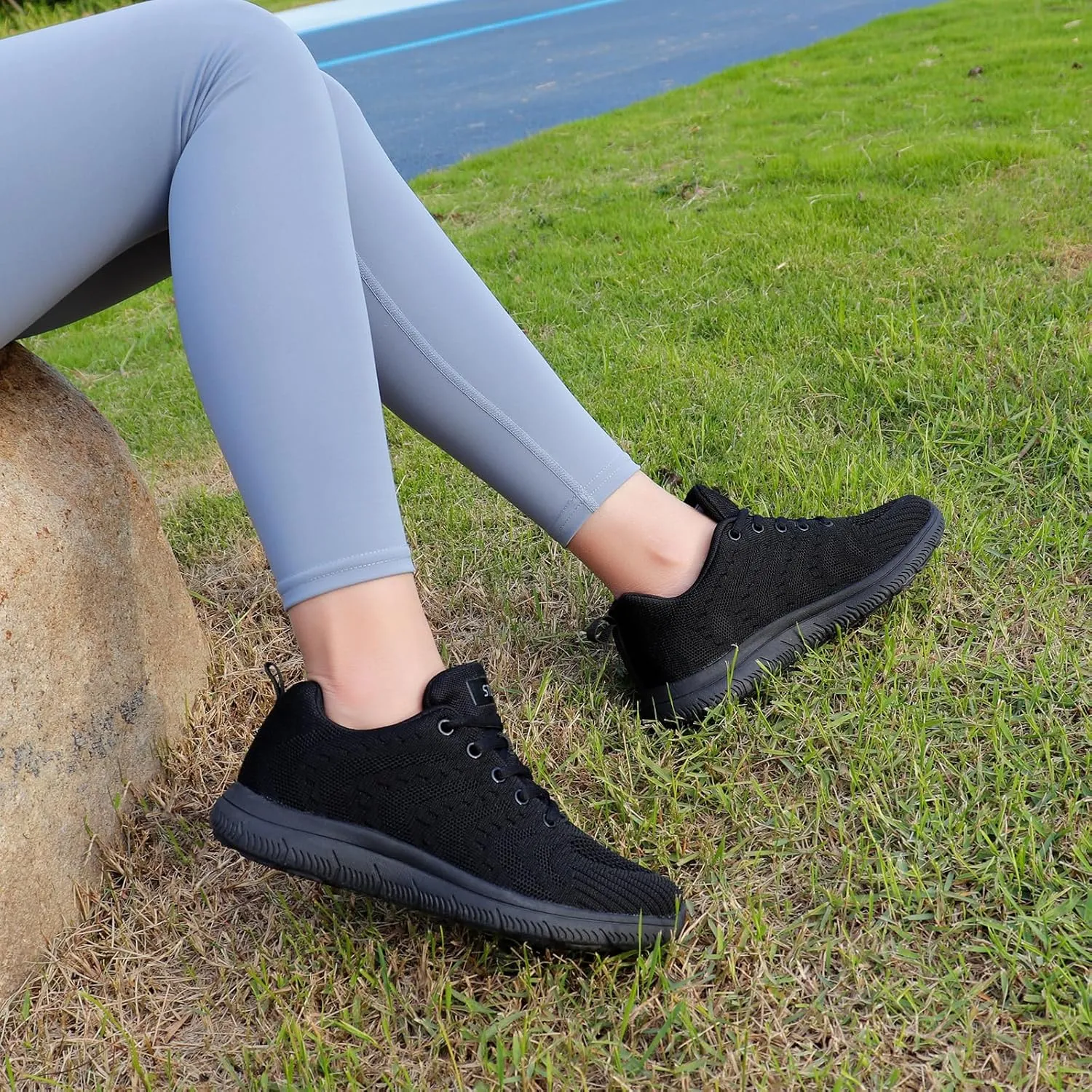 STQ Tennis Shoes Womens Lightweight Comfortable Walking Shoes Athletic Fashion Workout Gym Cross Training Sneakers