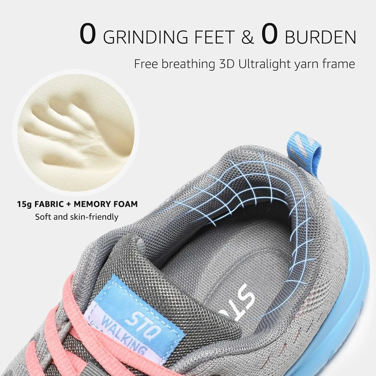 STQ Tennis Shoes Womens Lightweight Comfortable Walking Shoes Athletic Fashion Workout Gym Cross Training Sneakers