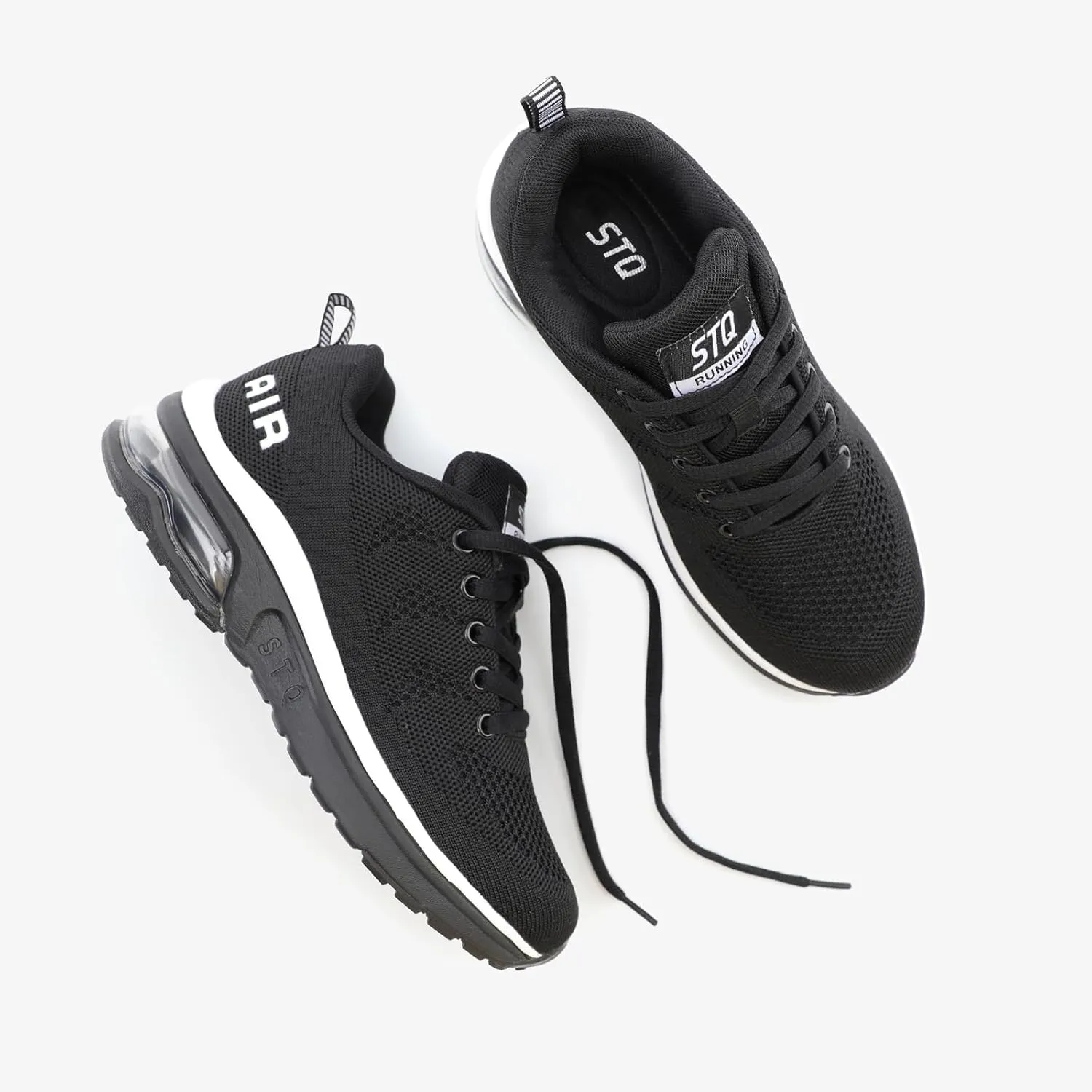 STQ Women's Running Shoes Lightweight Non Slip Walking Tennis Shoes Athletic Workout Gym Cross Training Sneakers