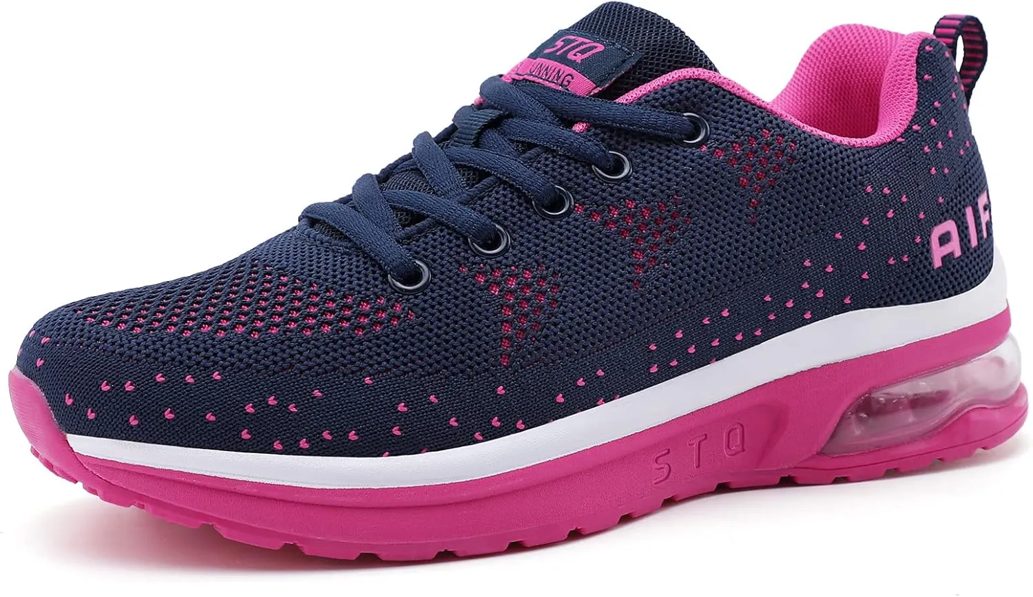 STQ Women's Running Shoes Lightweight Non Slip Walking Tennis Shoes Athletic Workout Gym Cross Training Sneakers