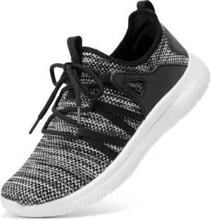STQ Womens Slip on Sneakers Breathable Tennis Arch Support Comfortable Walking Shoes Plantar Fasciitis Orthopedic Workout Gym Cross Training Athletic Standing