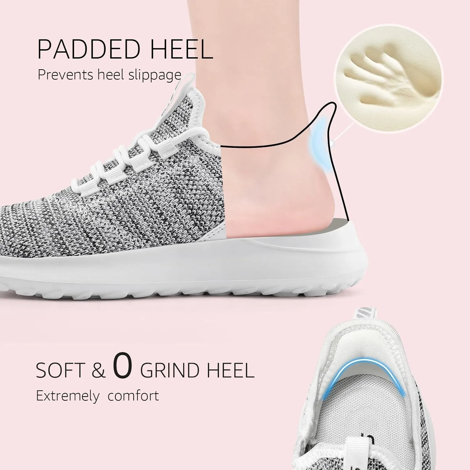 STQ Womens Slip On Sneakers Tennis Walking Orthopedic Shoes Breathable Athletic Gym Workout Cross Training Sneakers