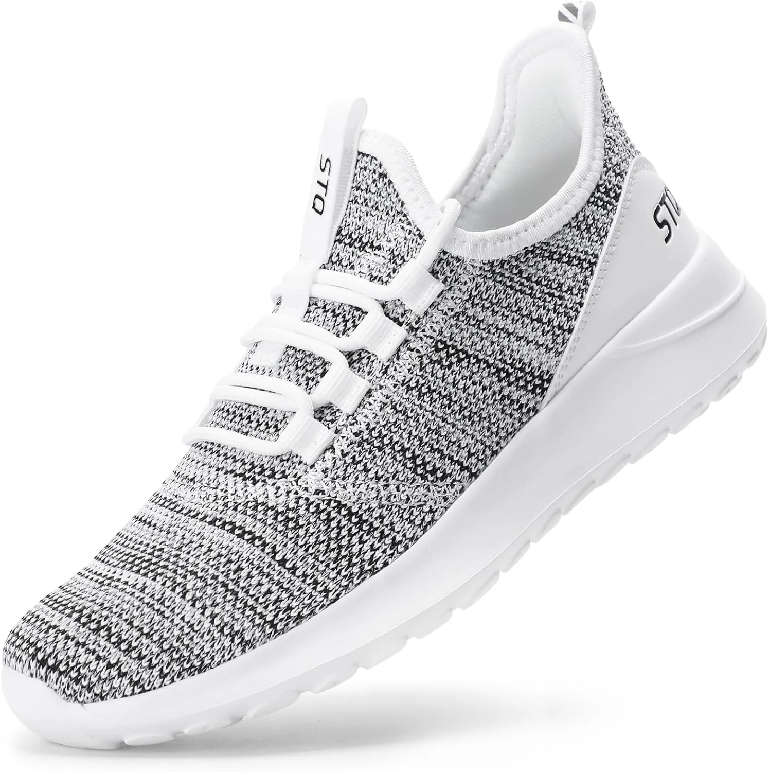 STQ Womens Slip On Sneakers Tennis Walking Orthopedic Shoes Breathable Athletic Gym Workout Cross Training Sneakers