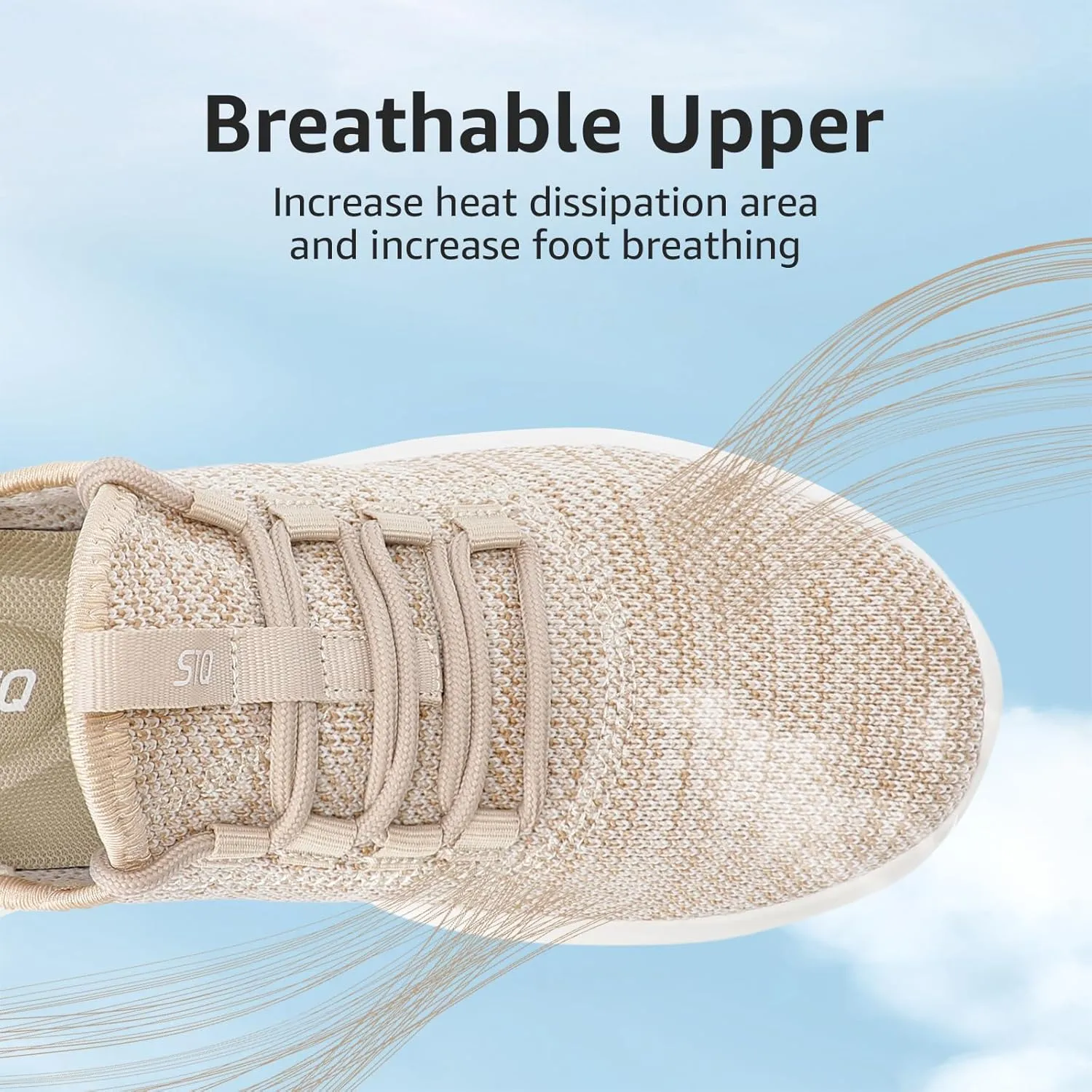 STQ Womens Slip On Sneakers Tennis Walking Orthopedic Shoes Breathable Athletic Gym Workout Cross Training Sneakers