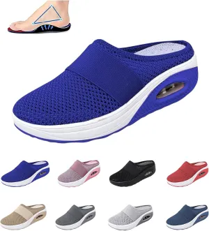 Summer cool breathable women's sandals slippers one-step fitness shoes arch support orthopedic diabetic slippers comfortable orthopedic shoes